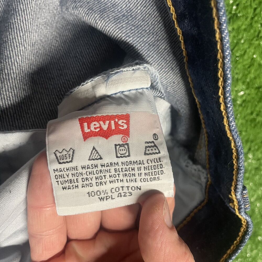 NWT Vintage Levi’s 501 Jeans Men’s 38x32 Button Fly Raw Denim Classic Fit - Picture 7 of 7